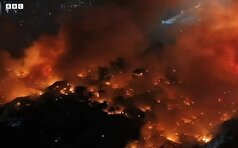 آتش‌سوزی گسترده در پایتخت فیلیپین