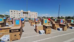 اهدای ۱۰۰ سری جهیزیه به نوعروسان نیازمند در قزوین