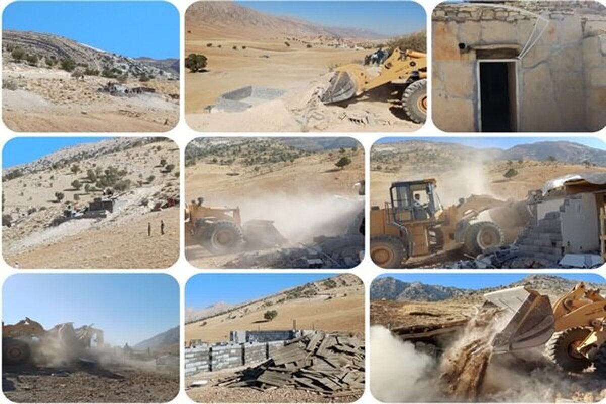 ستون خانه‌های یوتیوبی در لردگان فرو ریخت