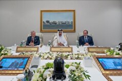 تماس تصویری رهبران قطر، اردن و مصر با سران فرانسه، انگلیس و کانادا