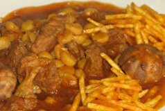 دستور پخت خورشت قیمه جهرم برای ناهار