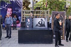 حضور هنرمندان و بازیگران در ختم امید جهان