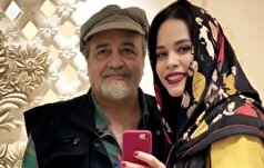قابی زیرخاکی از ملیکا شریفی نیا در دوران کودکی در آغوش پدرش/چقدر بامزه بوده!