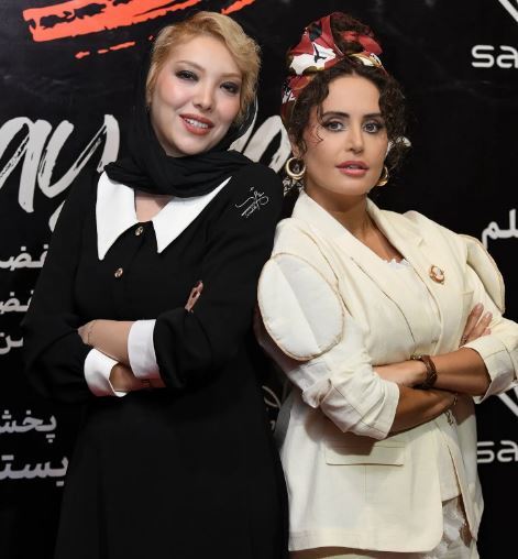 الناز شاکردوست آبروی مد ایران را برد/عکس دونفره با صدف اسپهبدی!