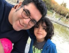 لحظات خوش پدر فرزندی مصطفی کیایی با عزیز دردونه هاش+عکس