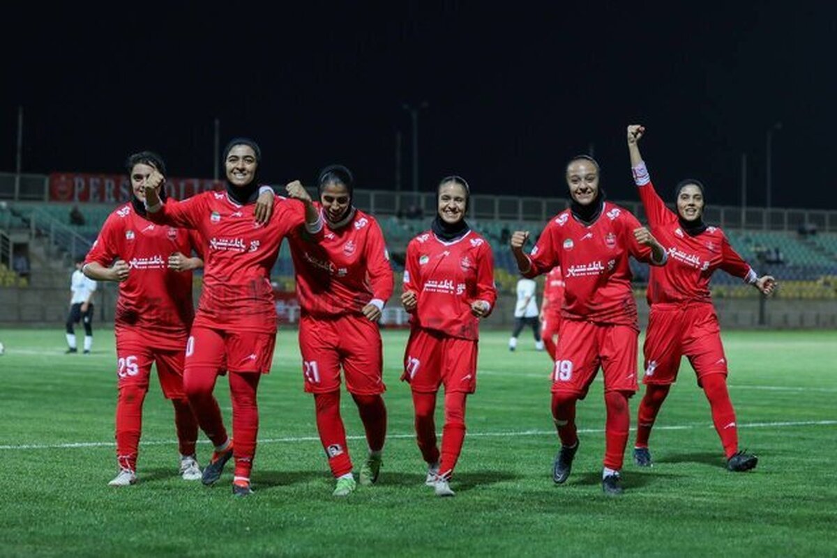 اولین برد پرسپولیس در لیگ فوتبال زنان