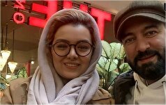 قابی خانوادگی از مجید صالحی به همراه دو قلو‌های خوشگل و خوردنی اش!