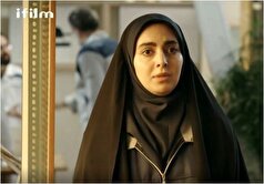 پرتره بامزه مهشید جوادی با استایل الگو برداری شده از چارلی چاپلین