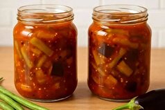 ترشی لوبیا سبز و بادمجان یک چاشنی محشر برای سر سفره/موادلازم +طرز تهیه