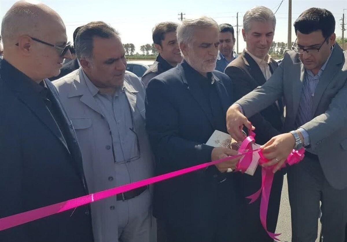 افتتاح پروژه زیرسازی و بهسازی ورودی روستای عباس‌آباد لرنی پاکدشت