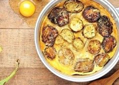 با ورقه بادمجان و تخم مرغ این غذای ساده و اقتصادی، اما خوشمزه را آماده کنید