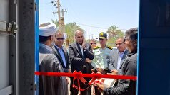 افتتاح طرح آبرسانی به مجتمع حجت‌آباد عنبرآباد