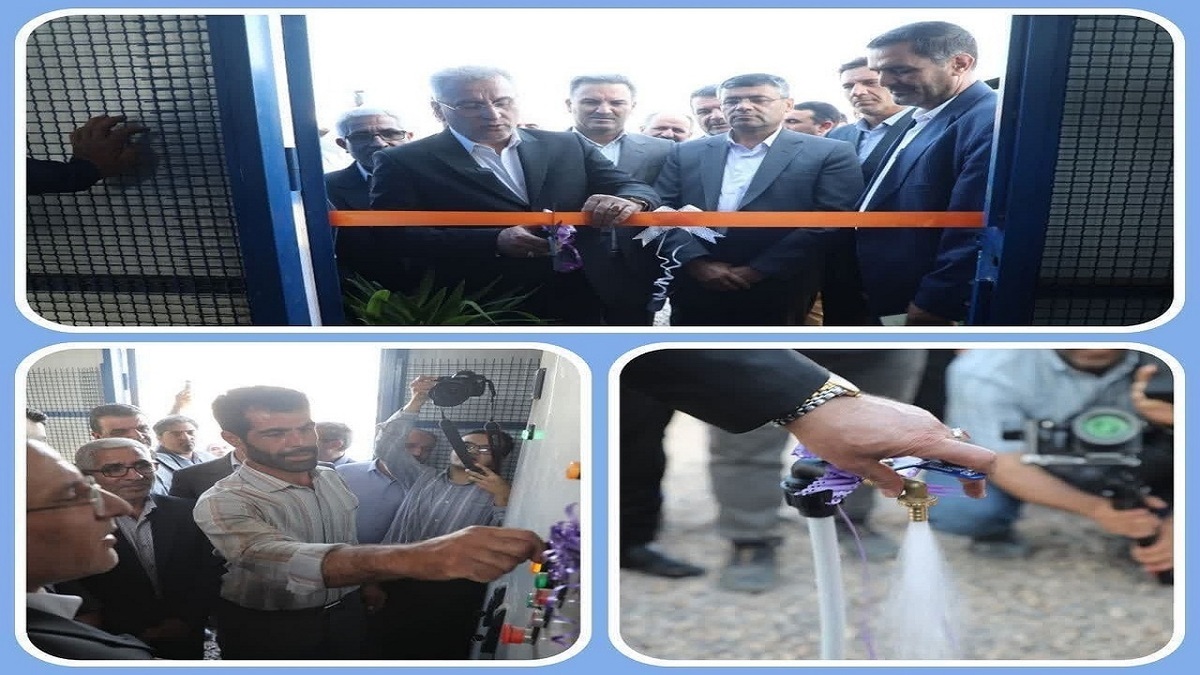 افتتاح ۱۲۹ میلیارد تومان پروژه در حوزه آب و فاضلاب شهرستان بوئین زهرا