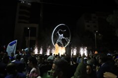 رونمایی از مجسمه «آرش کمانگیر» در کرمان با حضور وزیر ارشاد