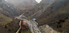 ترافیک سنگین در محور چالوس و آزادراه تهران- شمال