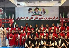 درخشش دختران کاراته‌کای طبسی در رقابت‌های کشوری