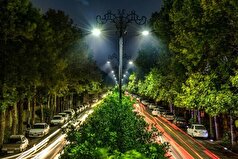 اصلاح روشنایی ۱۸۰ کیلومتر از معابر یزد با چراغ‌های کم‌مصرف