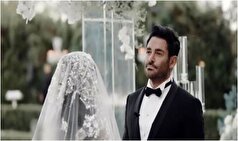 حضور الناز شاکر دوست در عروسی مجلل رضا گلزار و آیسان آقاخان/دامن زیبا و بلند به خانم بازیگر وقار بخشیده