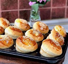 برای عصرانه و میان وعده از دستور تهیه این این نان پنیری جذاب و خوشمزه غافل نشوید