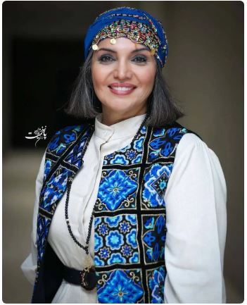 استایل سنتی و محلی الهام پاوه نژاد با تم آبی+عکس