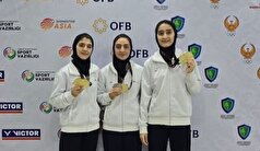 پنج طلا و یک نقره سهم بدمینتون‌بازان تبریزی از مسابقات آسیای میانه