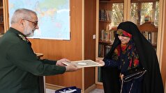 تقدیر معاون فرهنگی و جنگ نرم ستاد کل نیرو‌های مسلح از سحر امامی