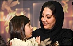 قابی دو نفره و کمتر دیده شده از زهرا داوودنژاد و همسرش با فیگوری عاشقانه
