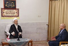 اعلام برنامه‌های دولت توسط قالیباف در دیدار با آیت‌الله مکارم شیرازی