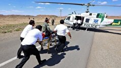 پنج مصدوم در حادثه واژگونی پراید در جاده گرمسار