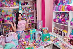 یک وبلاگ نویس بزرگترین مجموعه اسباب بازی‌های Polly Pocket جهان را جمع آوری کرده است