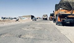 حمل بار‌های سنگین از عوامل تخریب زیرساخت‌های جاده‌ای خواف است