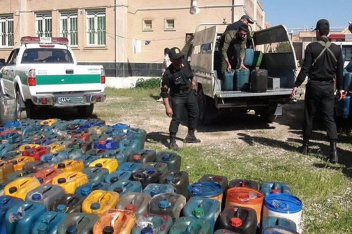 دستگیری قاچاقچیان سوخت در شهرستان قصرشیرین