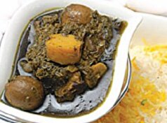 فوت کوزه گری پخت خورش آلو گشنیز جنوبی