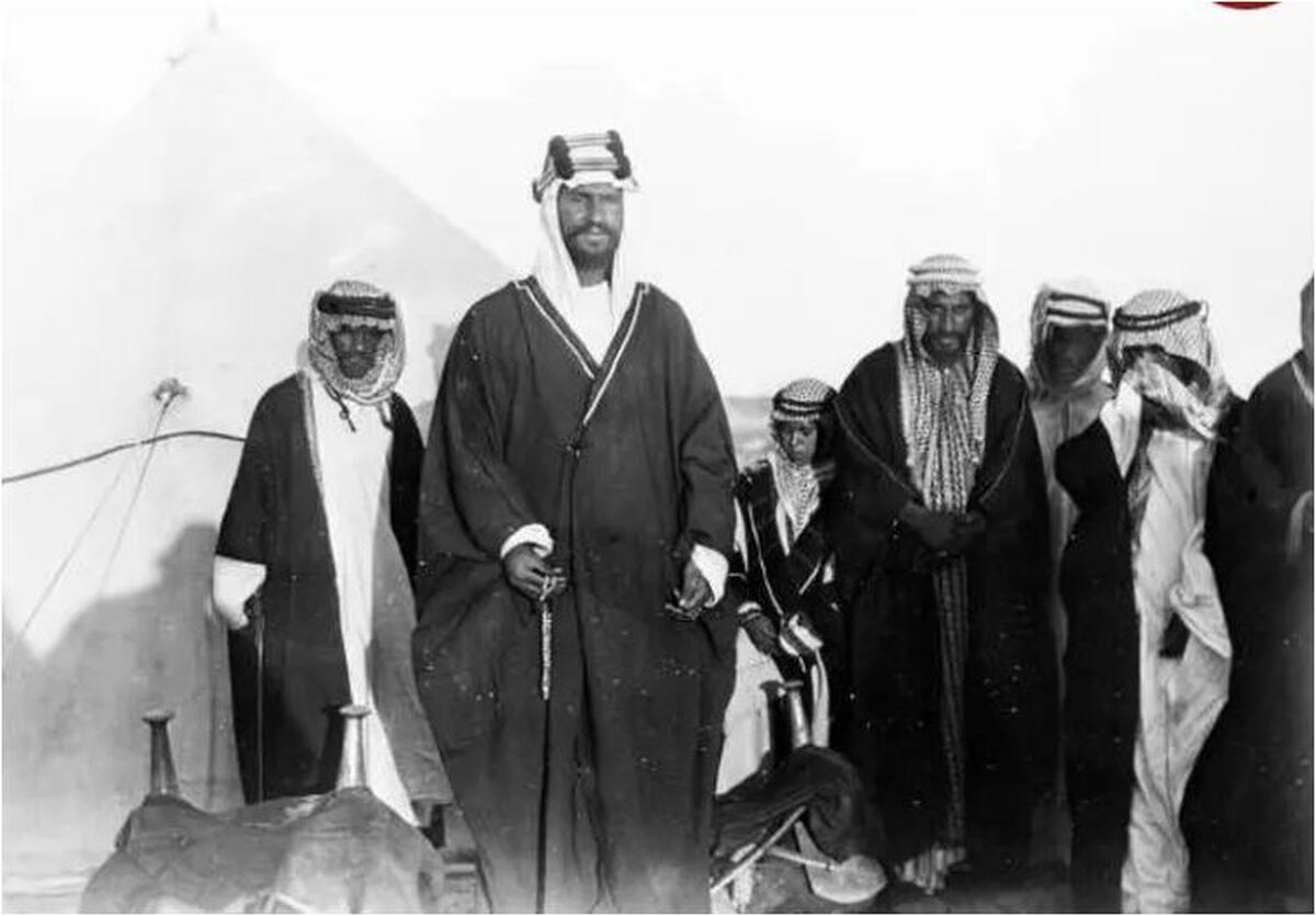 تصویر کمتر دیده شده از پادشاه عربستان در سال ۱۲۸۹