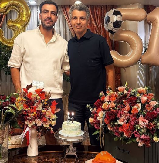 جشن تولد لوکس عادل فردوسی‌پور به مناسبت ۵۱ ساله شدنش