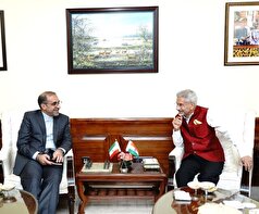 دیدار خداحافظی وزیر خارجه هند با سفیر ایران
