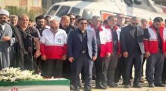 مراسم تشییع پیکر شهید کاپیتان «محسن مهراب‌زاده» برگزار شد