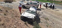 واژگونی خودروی حامل اتباع بیگانه در سراوان
