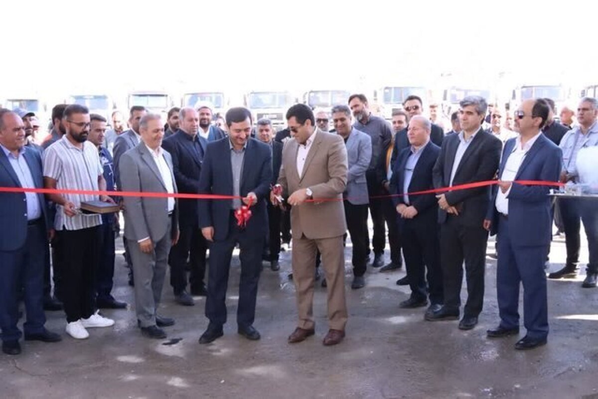 طرح توسعه واحد تولید بتن آماده در همدان افتتاح شد