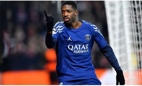 تبریک مسی به عثمان دمبله بعد از کسب توپ طلا ۲۰۲۵