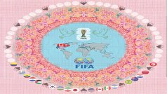 هنرمند خوش ذوق دیزح دیز با بافت تابلو فرش جام جهانی ۲۰۲۶ سفیر صلح جهانی شد 