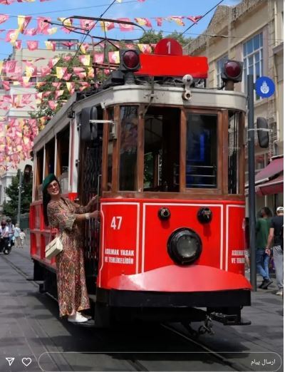 عکس پر رنگ و لعاب و دیدنی شیدا یوسفی از سفرش به ترکیه