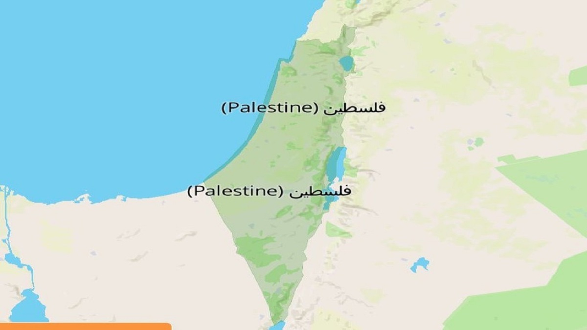 بزرگترین اتحادیه معلمان آمریکا نقشه سرزمین تاریخی فلسطین را بدون اشاره به «اسرائیل» منتشر کرد