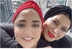 ست پوشی نرگس محمدی و دوست بازیگرش با استایل‌های سنتی در سلیمانیه عراق+عکس