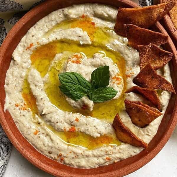 متبل لبنانی؛ یک پیش غذای خشمزه مخصوص گیاه خوارها+طرز تهیه