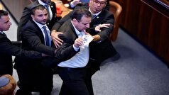 سخنرانی ترامپ در کنست قطع و نماینده مجلس اخراج شد