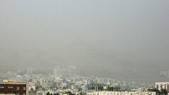ورود توده گرد و خاک مهاجر به آسمان کردستان