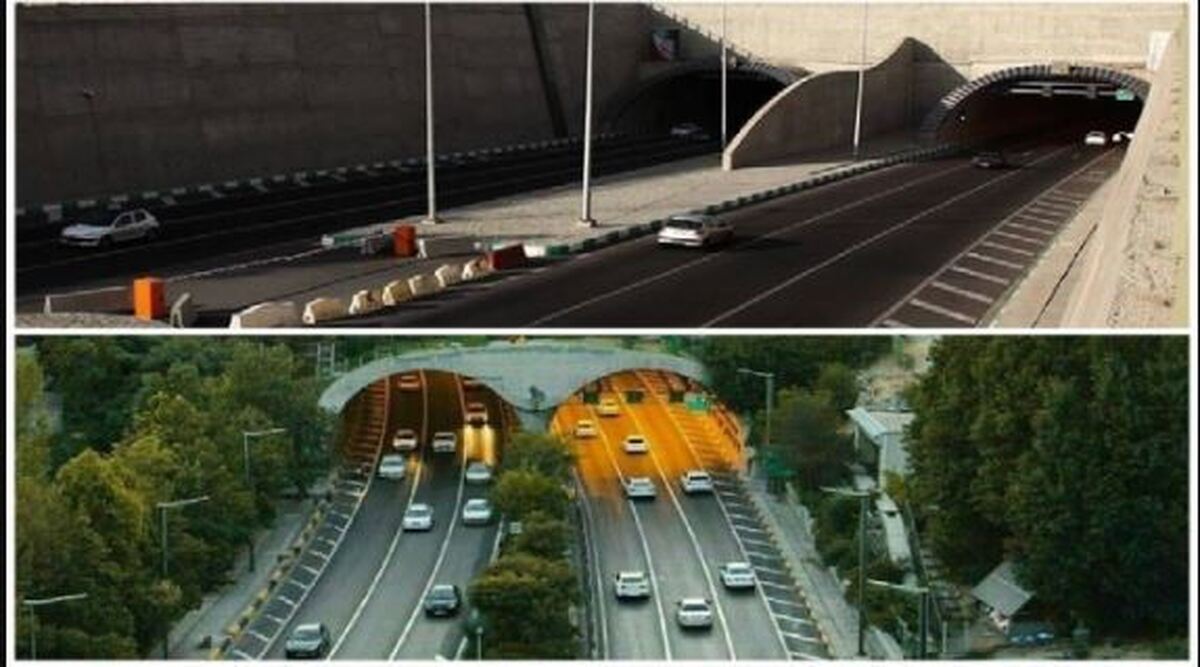 باند شمالی تونل رسالت و باند جنوبی تونل شهدای غزه امشب مسدود است
