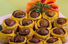 دستور این غذای لذیذ و لاکچری رولی را از دست ندهید / نکات پخت  میت بال رول