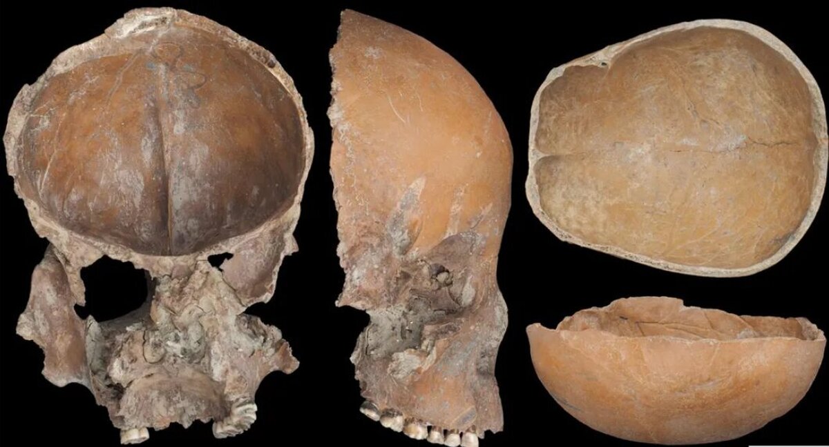 استخوان‌های انسانی کشف شده در چین که به عنوان ظرف از آنها استفاده می‌شد